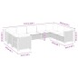 vidaXL Set de muebles de jardín 9 pzas y cojines ratán sintético gris vidaXL Set de muebles de jardín 9 pzas y cojines ratán sintético gris