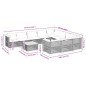 vidaXL Set de sofás de jardín 11 pzas y cojines ratán sintético negro vidaXL Set de sofás de jardín 11 pzas y cojines ratán sintético negro