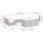 vidaXL Set de muebles de jardín 9 pzas y cojines ratán sintético gris vidaXL Set de muebles de jardín 9 pzas y cojines ratán sintético gris