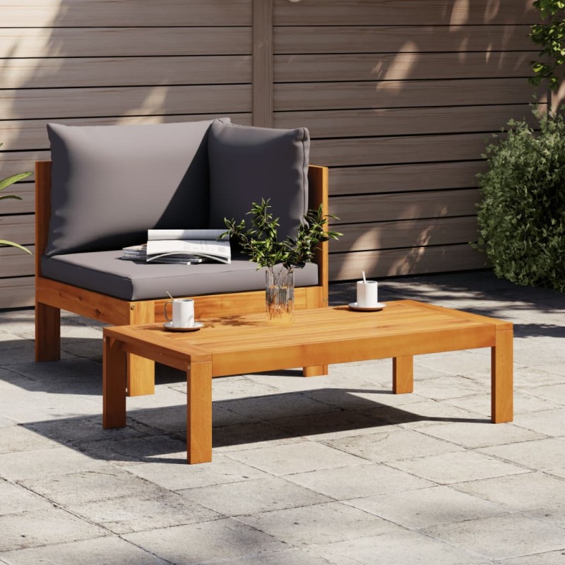 vidaXL Sofás de jardín 2 pzas con cojines madera maciza acacia vidaXL Sofás de jardín 2 pzas con cojines madera maciza acacia
