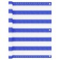 vidaXL Toldo para balcón HDPE azul y blanco 75x500 cm vidaXL Toldo para balcón HDPE azul y blanco 75x500 cm