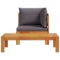 vidaXL Sofás de jardín 2 pzas con cojines madera maciza acacia vidaXL Sofás de jardín 2 pzas con cojines madera maciza acacia