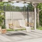 vidaXL Banco columpio de ratán sintético beige 109x62x40 cm vidaXL Banco columpio de ratán sintético beige 109x62x40 cm