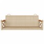vidaXL Banco columpio de ratán sintético beige 109x62x40 cm vidaXL Banco columpio de ratán sintético beige 109x62x40 cm