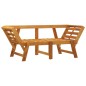 vidaXL Banco de jardín con cojines 2 en 1 madera maciza de acacia vidaXL Banco de jardín con cojines 2 en 1 madera maciza de acacia