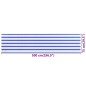 vidaXL Toldo para balcón HDPE azul y blanco 75x500 cm vidaXL Toldo para balcón HDPE azul y blanco 75x500 cm