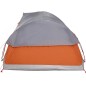 vidaXL Tienda de campaña familiar iglú 11 personas impermeable naranja
