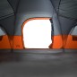 vidaXL Tienda de campaña familiar iglú 11 personas impermeable naranja