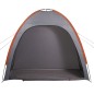 vidaXL Tienda de almacenamiento impermeable gris y naranja