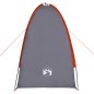 vidaXL Tienda de almacenamiento impermeable gris y naranja