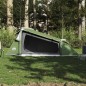 vidaXL Tienda de campaña túnel para 2 personas impermeable verde