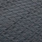 vidaXL Toldo para balcón ratán sintético gris antracita 400x80 cm vidaXL Toldo para balcón ratán sintético gris antracita 400x80 cm