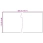 vidaXL Toldo para balcón ratán sintético gris antracita 400x80 cm vidaXL Toldo para balcón ratán sintético gris antracita 400x80 cm