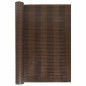 vidaXL Toldo para balcón ratán sintético marrón y negro 300x80 cm vidaXL Toldo para balcón ratán sintético marrón y negro 300x80 cm