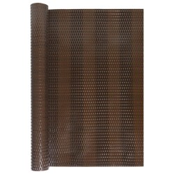 vidaXL Toldo para balcón ratán sintético marrón y negro 600x80 cm