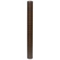 vidaXL Toldo para balcón ratán sintético marrón y negro 600x80 cm