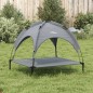 vidaXL Cama para perros con dosel antracita tela oxford y acero vidaXL Cama para perros con dosel antracita tela oxford y acero