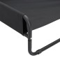 vidaXL Cama elevada para perros tela oxford y acero gris antracita
