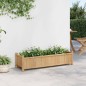 vidaXL Jardinera de bambú 100x30x25 cm vidaXL Jardinera de bambú 100x30x25 cm