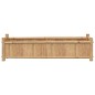 vidaXL Jardinera de bambú 100x30x25 cm vidaXL Jardinera de bambú 100x30x25 cm