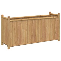 vidaXL Jardinera de bambú 100x30x50 cm