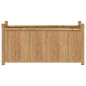 vidaXL Jardinera de bambú 100x30x50 cm