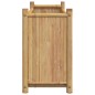 vidaXL Jardinera de bambú 100x30x50 cm