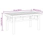 vidaXL Mesa de centro de bambú 70x40x35 cm vidaXL Mesa de centro de bambú 70x40x35 cm