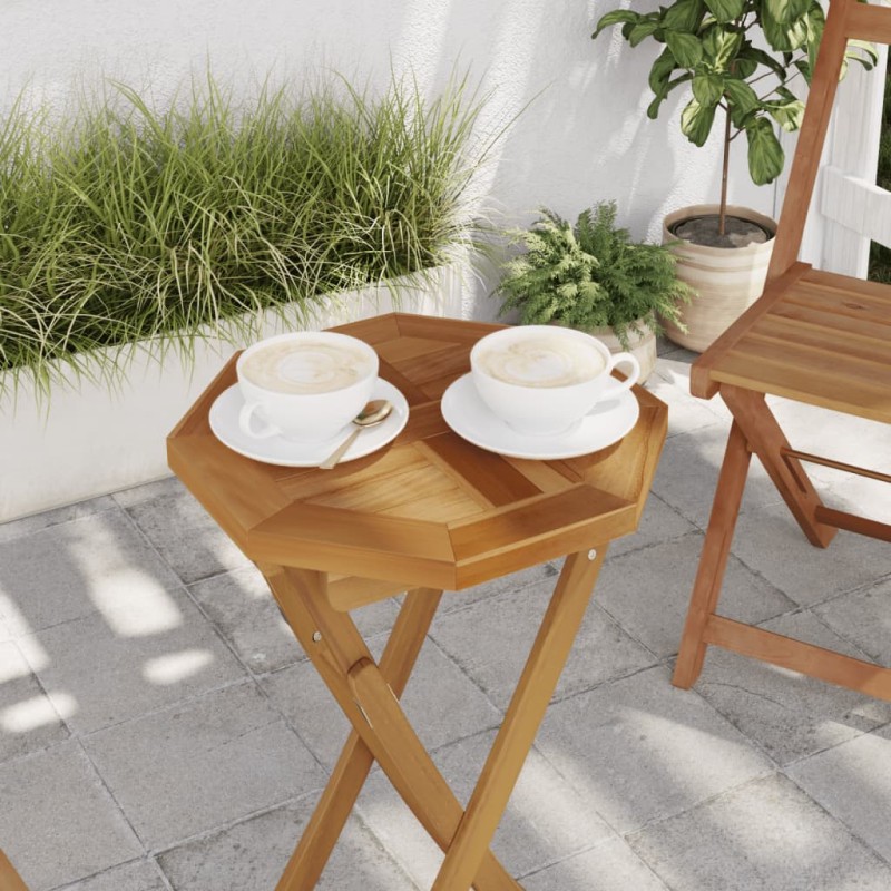 vidaXL Tablero de mesa octogonal de madera maciza de teca 40x40x2,5 cm vidaXL Tablero de mesa octogonal de madera maciza de teca 40x40x2,5 cm