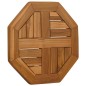vidaXL Tablero de mesa octogonal de madera maciza de teca 40x40x2,5 cm vidaXL Tablero de mesa octogonal de madera maciza de teca 40x40x2,5 cm