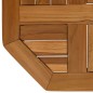 vidaXL Tablero de mesa octogonal de madera maciza de teca 40x40x2,5 cm vidaXL Tablero de mesa octogonal de madera maciza de teca 40x40x2,5 cm