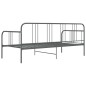 vidaXL Estructura de sofá cama de metal gris 90x200 cm vidaXL Estructura de sofá cama de metal gris 90x200 cm