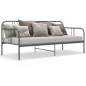 vidaXL Estructura de sofá cama de metal gris 90x200 cm vidaXL Estructura de sofá cama de metal gris 90x200 cm