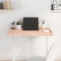 vidaXL Tablero de mesa madera maciza roble sin tratar 80x50x(2-6) cm vidaXL Tablero de mesa madera maciza roble sin tratar 80x50x(2-6) cm