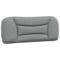 vidaXL Cama con colchón tela gris claro 100x200 cm