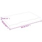 vidaXL Tablero de mesa madera maciza roble sin tratar 80x50x(2-6) cm vidaXL Tablero de mesa madera maciza roble sin tratar 80x50x(2-6) cm
