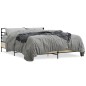 vidaXL Estructura cama madera ingeniería metal roble Sonoma 150x200 cm vidaXL Estructura cama madera ingeniería metal roble Sonoma 150x200 cm