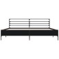 vidaXL Estructura de cama madera de ingeniería y metal negro 200x200cm vidaXL Estructura de cama madera de ingeniería y metal negro 200x200cm