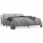 vidaXL Estructura cama madera ingeniería metal gris Sonoma 180x200 cm vidaXL Estructura cama madera ingeniería metal gris Sonoma 180x200 cm