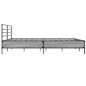 vidaXL Estructura cama madera ingeniería metal gris Sonoma 180x200 cm vidaXL Estructura cama madera ingeniería metal gris Sonoma 180x200 cm