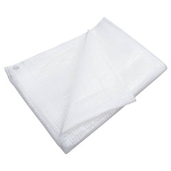 vidaXL Lona de gasa de vuelta blanco 140 g/m² 6x8 m