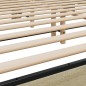 vidaXL Estructura cama madera ingeniería metal roble Sonoma 200x200 cm vidaXL Estructura cama madera ingeniería metal roble Sonoma 200x200 cm