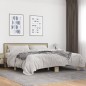 vidaXL Estructura cama madera ingeniería metal roble Sonoma 180x200 cm vidaXL Estructura cama madera ingeniería metal roble Sonoma 180x200 cm