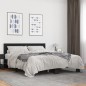 vidaXL Estructura de cama madera de ingeniería y metal negro 150x200cm vidaXL Estructura de cama madera de ingeniería y metal negro 150x200cm