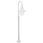vidaXL Farola de jardín de aluminio blanca E27 120 cm vidaXL Farola de jardín de aluminio blanca E27 120 cm
