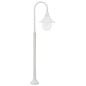 vidaXL Farola de jardín de aluminio blanca E27 120 cm vidaXL Farola de jardín de aluminio blanca E27 120 cm