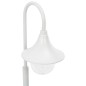 vidaXL Farola de jardín de aluminio blanca E27 120 cm vidaXL Farola de jardín de aluminio blanca E27 120 cm