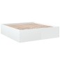 vidaXL Estructura de cama madera de ingeniería blanca 200x200 cm vidaXL Estructura de cama madera de ingeniería blanca 200x200 cm