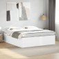 vidaXL Estructura de cama madera de ingeniería blanca 200x200 cm vidaXL Estructura de cama madera de ingeniería blanca 200x200 cm