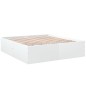 vidaXL Estructura de cama madera de ingeniería blanca 200x200 cm vidaXL Estructura de cama madera de ingeniería blanca 200x200 cm